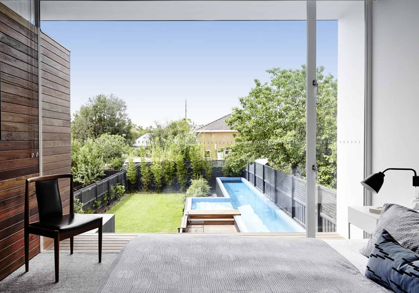 Lounge and seating area inside THAT House by Austin Maynard Architects