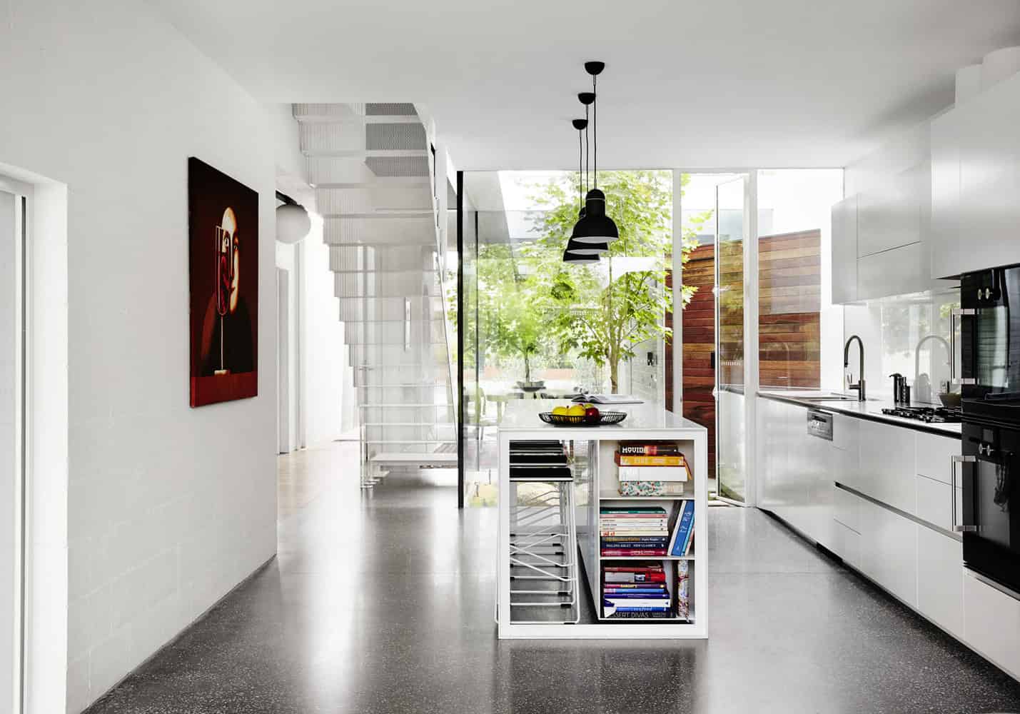 Outdoor terrace of THAT House by Austin Maynard Architects