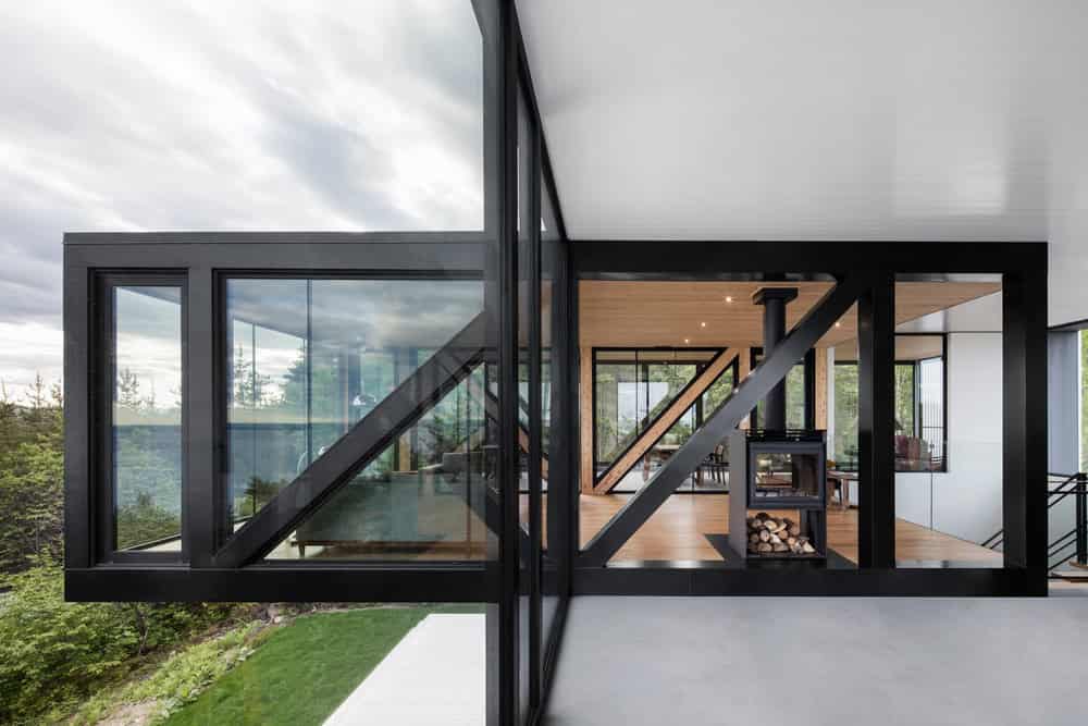 The Blanche Chalet by ACDF Architecture – A Modern Cantilevered Retreat Overlooking the St. Lawrence River in Québec The Blanche Chalet by ACDF Architecture in Canada (1)