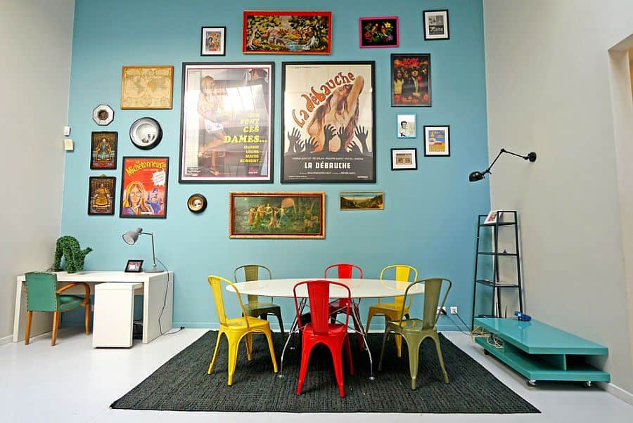 17 Creative Ways To Refresh Your Dining Room With Multicolored Chairs 12