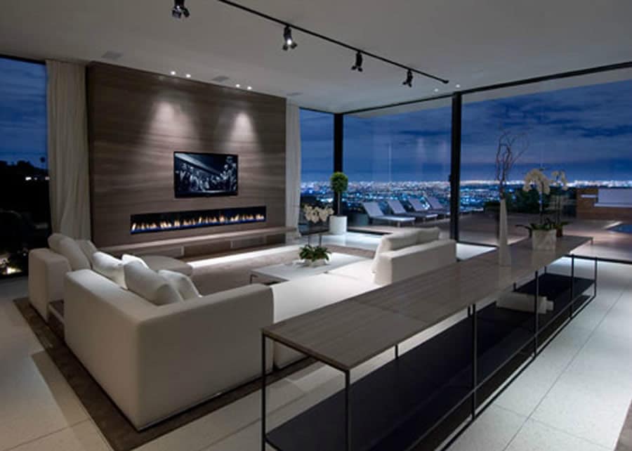 18 Cozy Living Rooms With Fireplace That Will Charm You 12