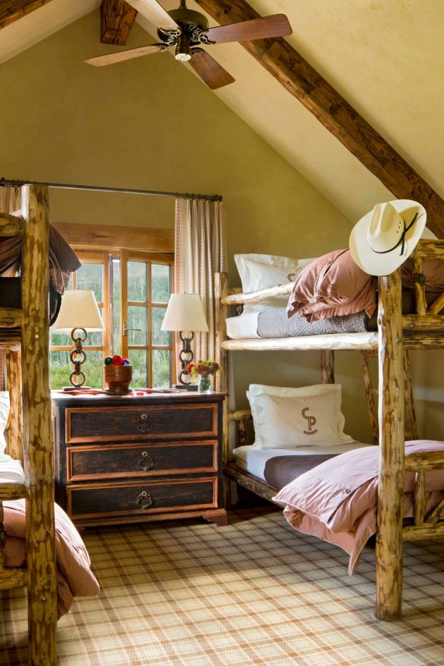 15 Charming Rustic Kids' Room Designs That Strike With ...