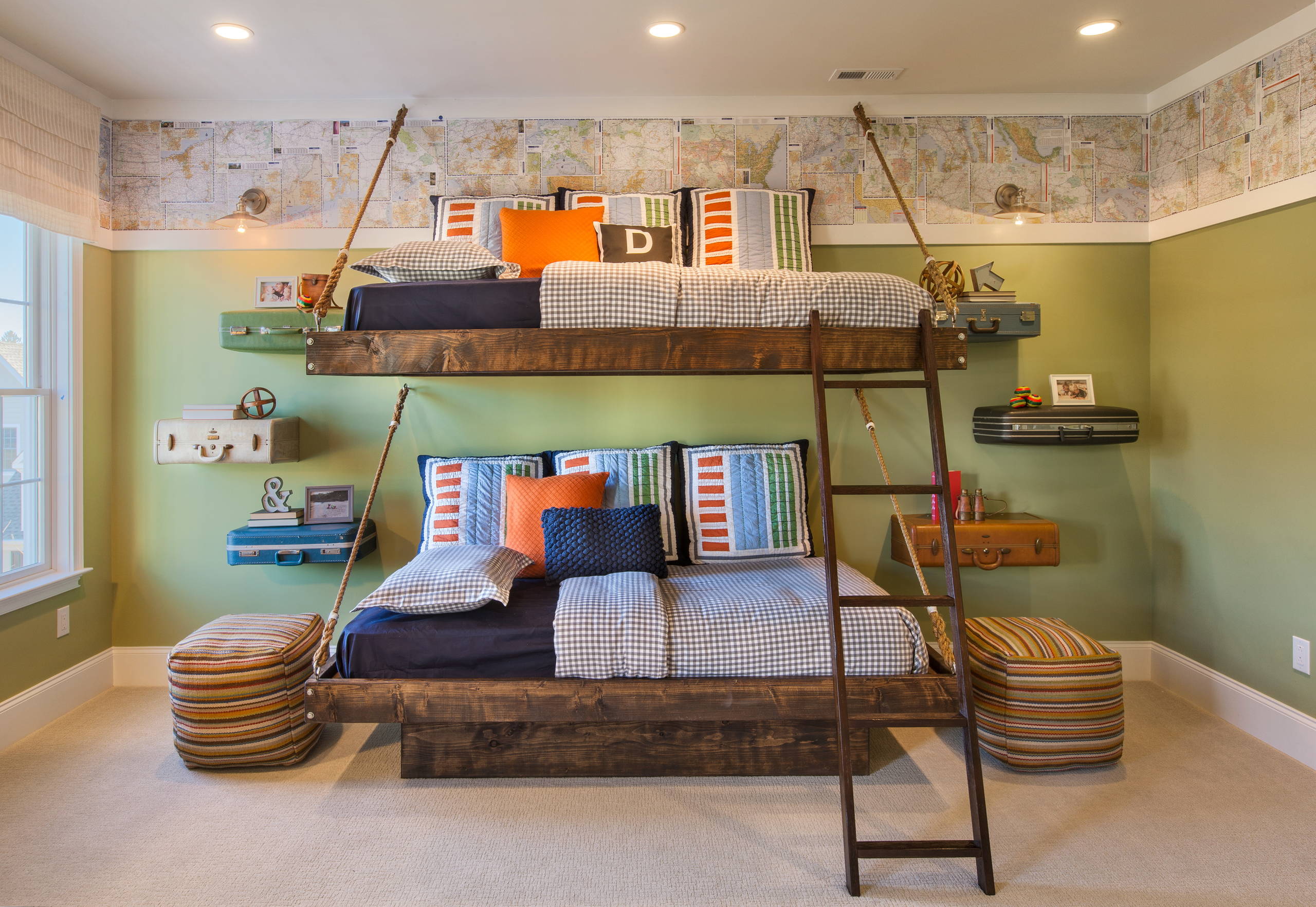 15 Charming Rustic Kids Room  Designs That Strike With 
