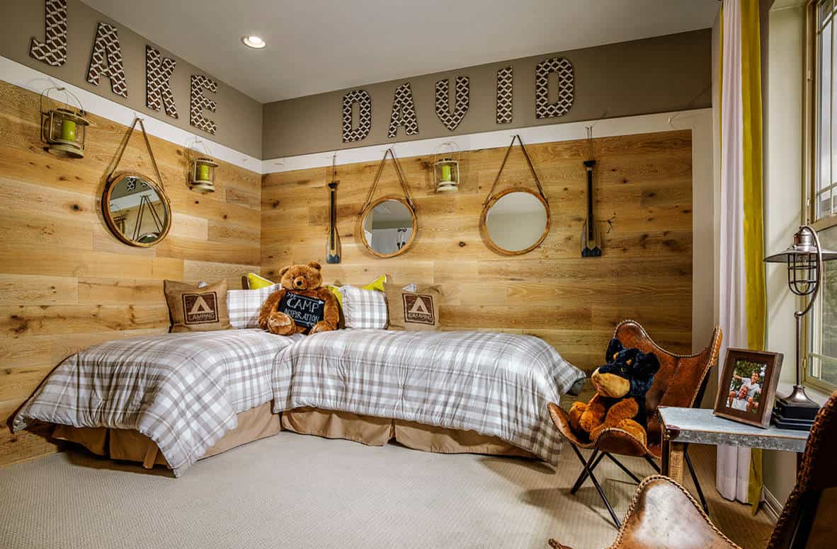 15 Charming Rustic Kids Room  Designs That Strike With 