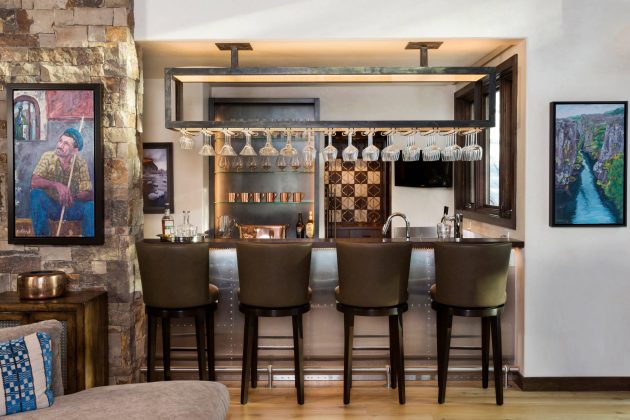 15 Distinguished Rustic Home Bar Designs For When You Really Need That Drink
