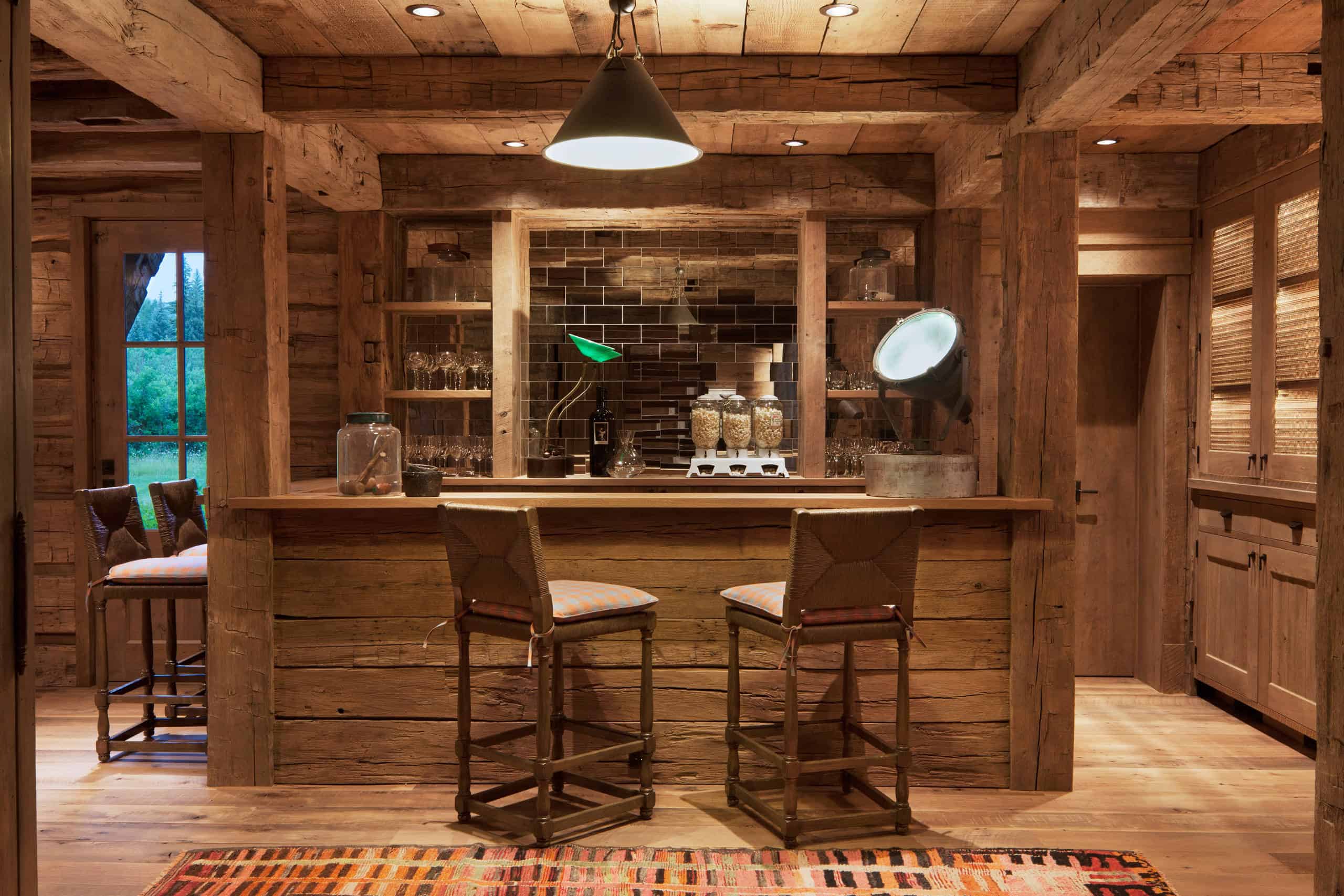 15 Distinguished Rustic Home Bar Designs For When You ...