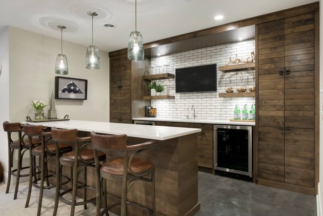 15 Distinguished Rustic Home Bar Designs For When You Really Need That Drink