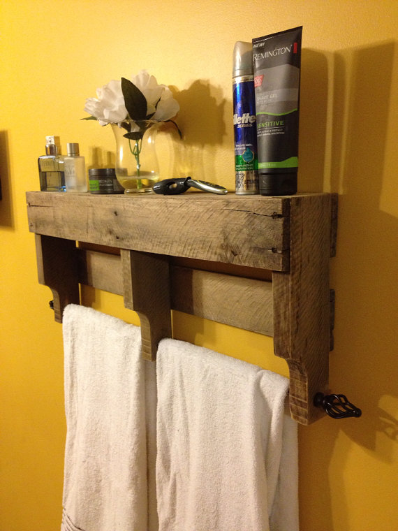 17 DIY Wooden Bathroom Shelves That You Can Make Just In One Day