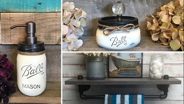 16 Fascinating Handmade Bathroom Organization Ideas