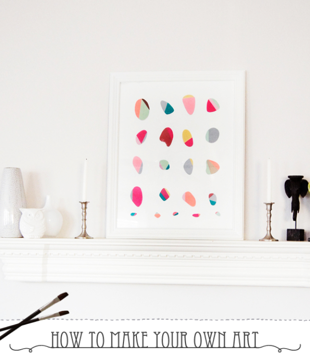 17 Simple And Easy DIY Wall Art Ideas For Your Bedroom