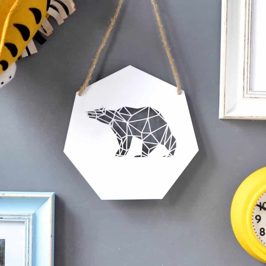 Geometric Bear Artwork Buy it on: www.etsy.com