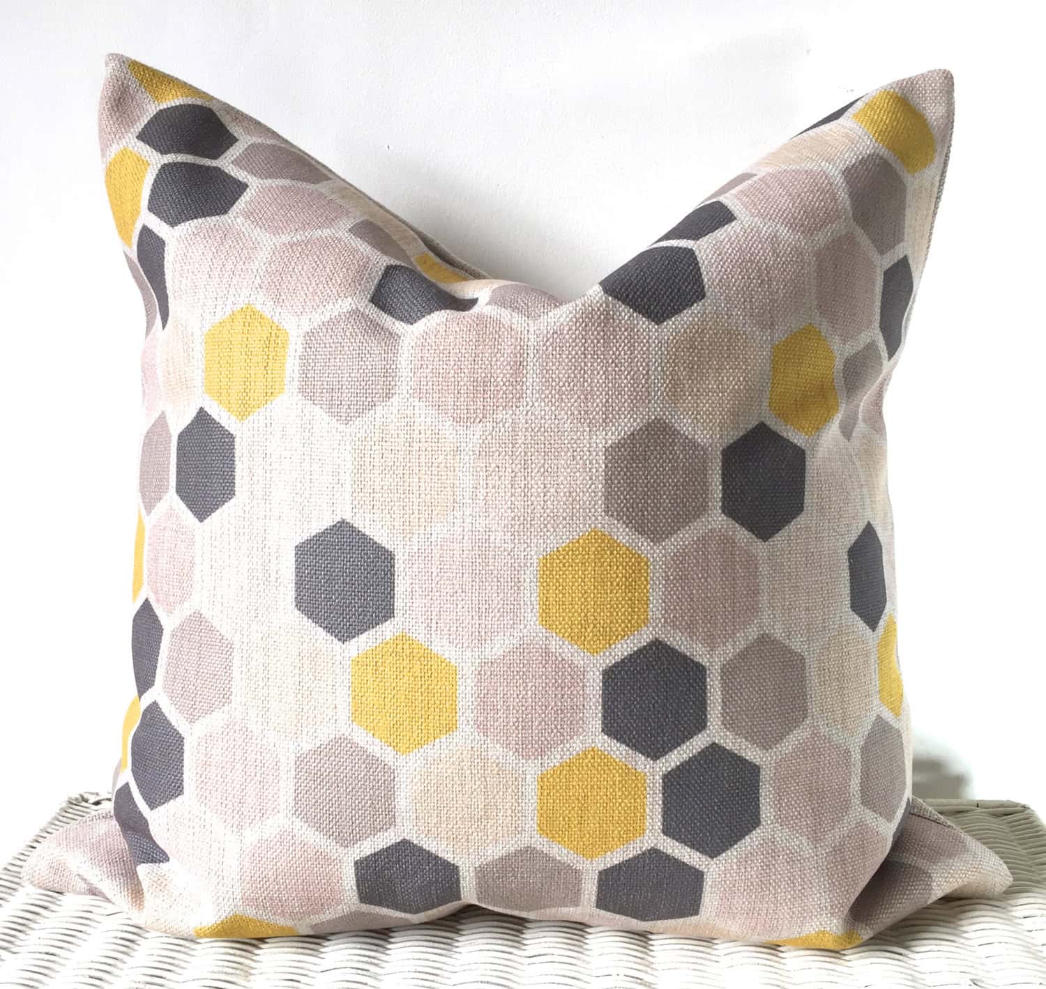 Geometric hexagon pillow cover Buy it on: www.etsy.com