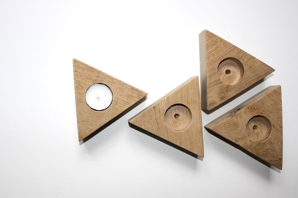 Geometric tealight holder Buy it on: www.etsy.com