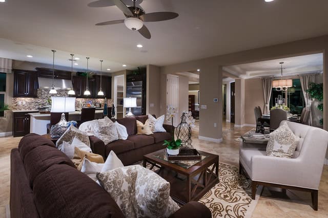 18 Timeless Living Room Designs With Combinations Of Brown Color 3