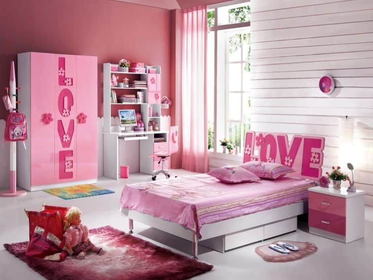 16 Outstanding Pink Bedroom Designs That Are Dream Of Every Girl 3