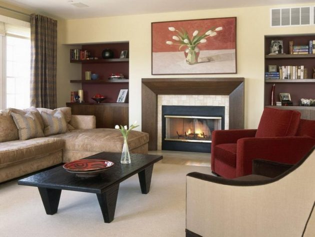 18 Cozy Living Rooms With Fireplace That Will Charm You