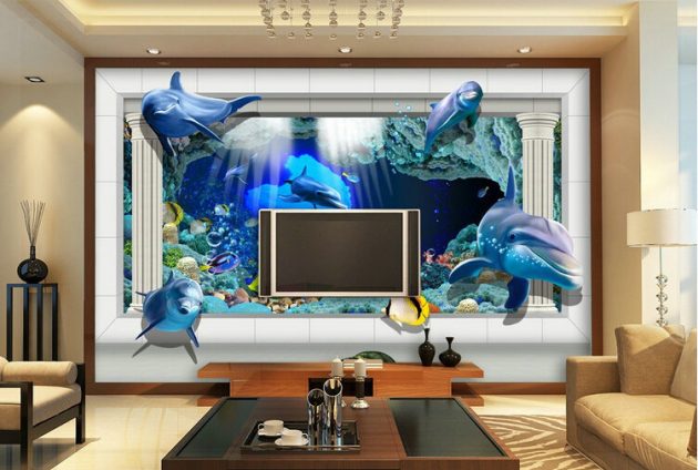 17 Fascinating 3d Wallpaper Ideas To Adorn Your Living Room