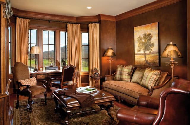 18 Timeless Living Room Designs With Combinations Of Brown Color 7