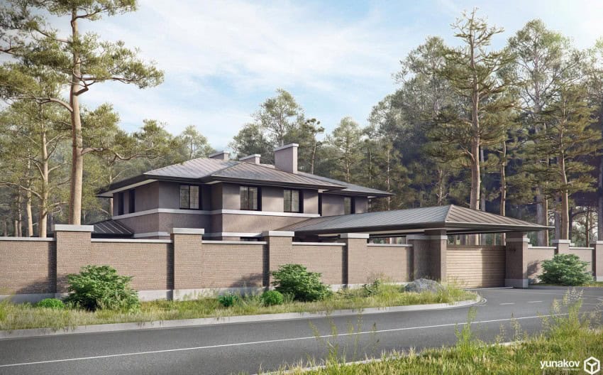 A Contemporary Prairie House by Yunakov Architecture in Kiev, Ukraine A Contemporary Prairie House by Yunakov Architecture in Kiev, Ukraine (16)