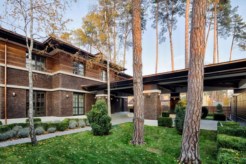 A Contemporary Prairie House by Yunakov Architecture in Kiev, Ukraine A Contemporary Prairie House by Yunakov Architecture in Kiev, Ukraine (5)