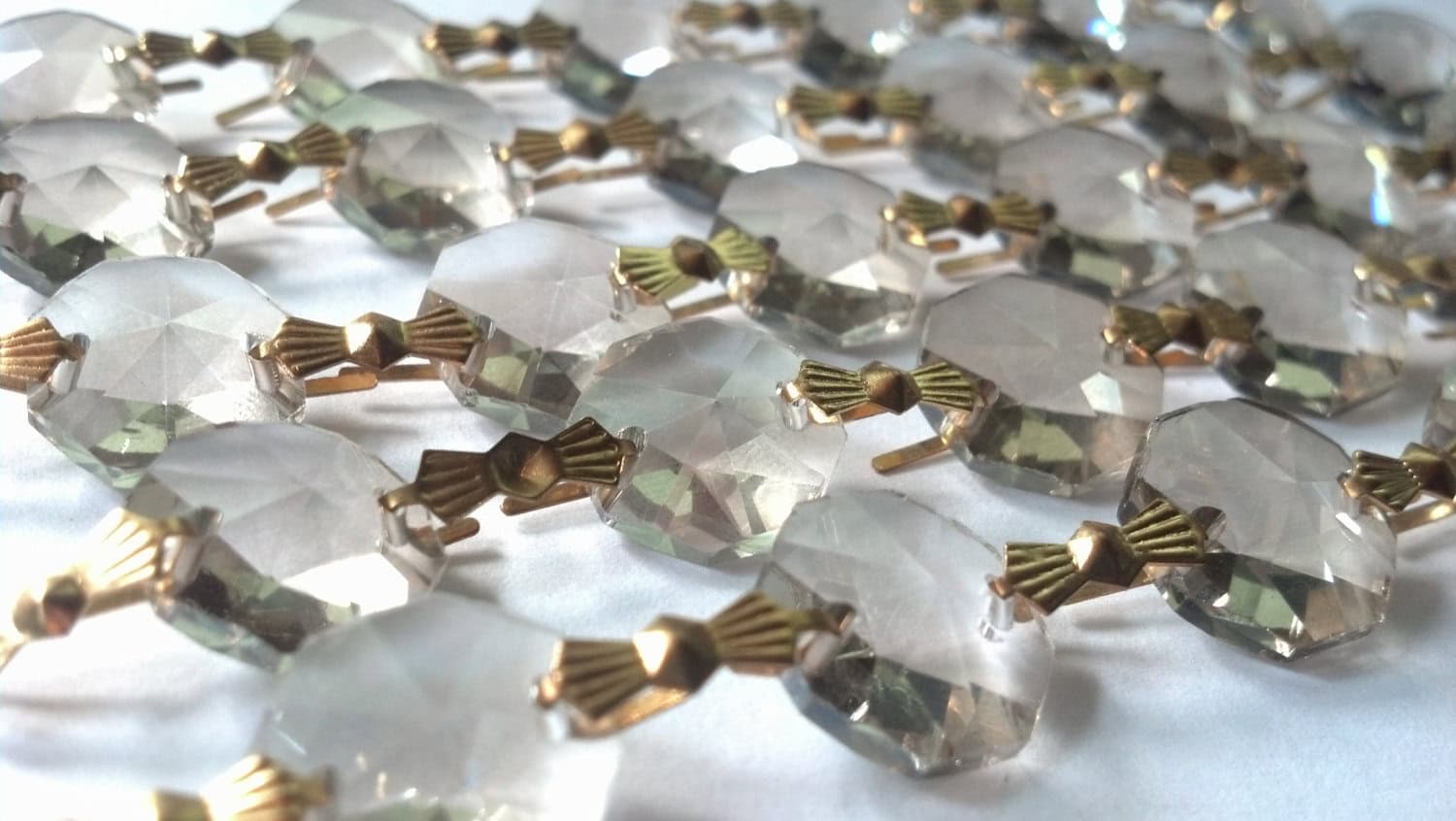 Champagne Chandelier Crystal Garland Source