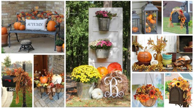 18 Fascinating Outdoor Fall Decorations That You Shouldn’t Miss