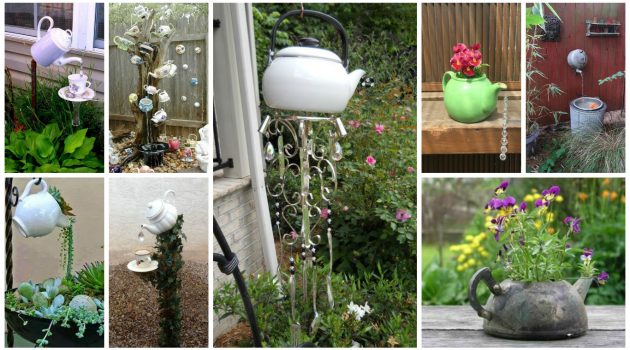 17 Irresistible DIY Teapot Garden Decorations That You Shouldn’t Miss