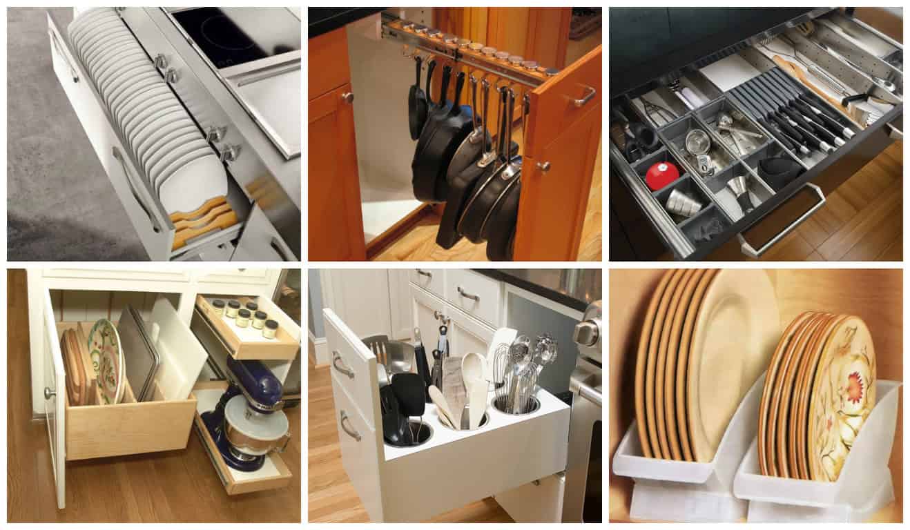 18 Super Practical Ideas For Dish Organizers To Stop The Mess In The Kitchen