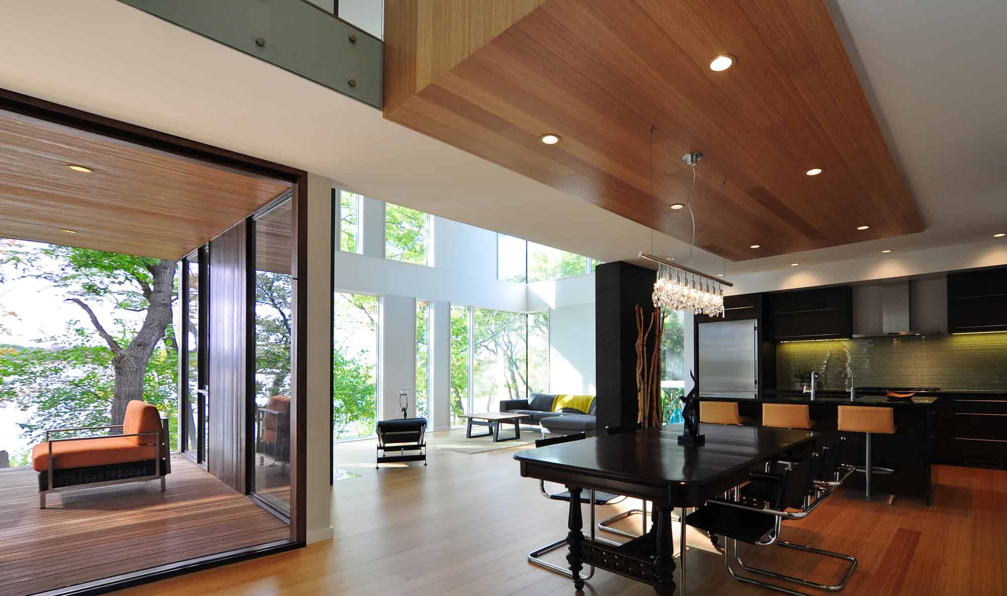 Redaction House by Johnsen Schmaling Architects: A Compact Lakefront Cube The Redaction House by Johnsen Schmaling Architects in Wisconsin, USA (3)