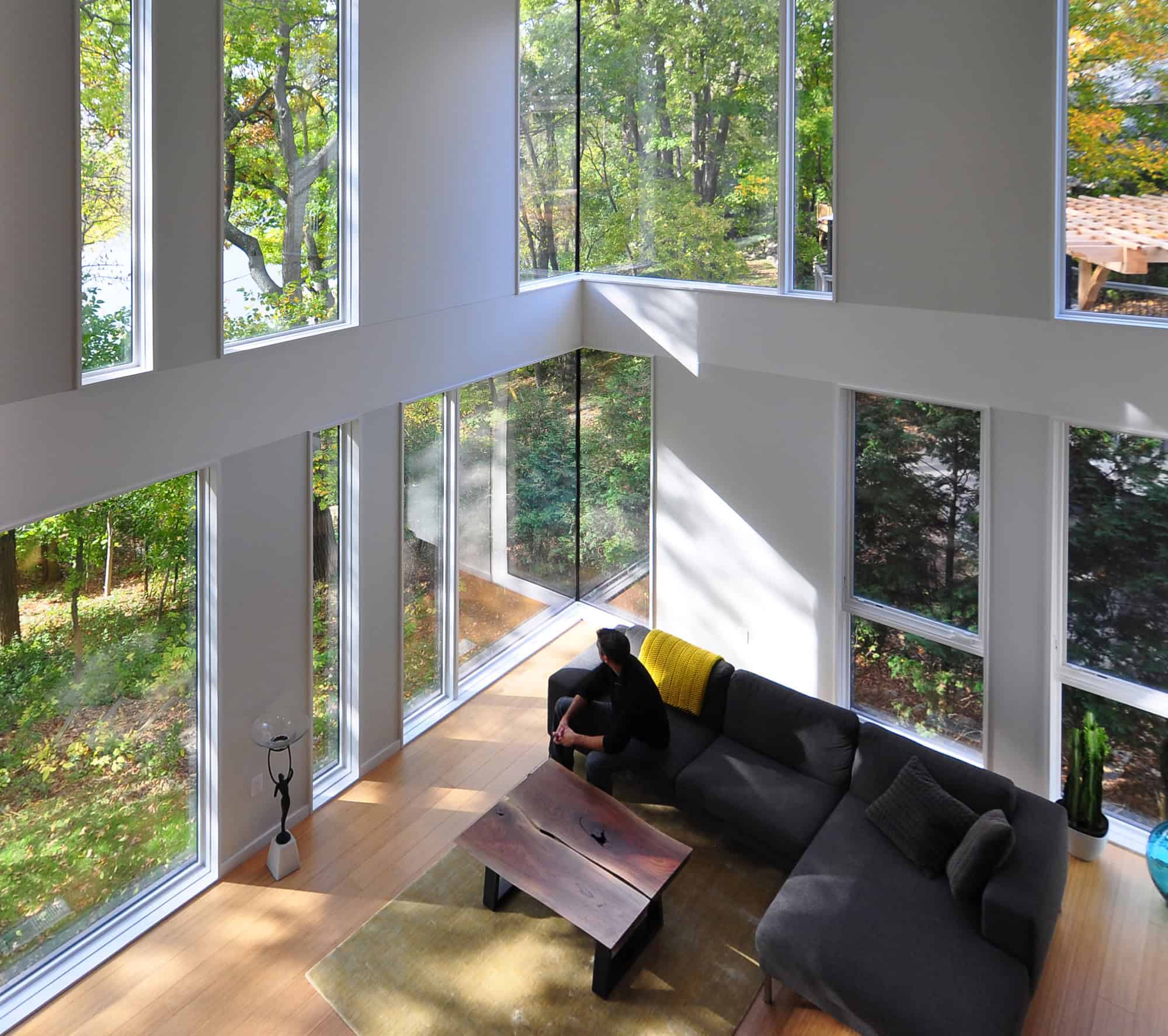 Redaction House by Johnsen Schmaling Architects: A Compact Lakefront Cube The Redaction House by Johnsen Schmaling Architects in Wisconsin, USA (6)