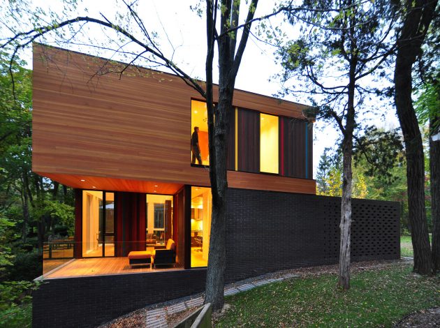 The Redaction House by Johnsen Schmaling Architects in Wisconsin, USA