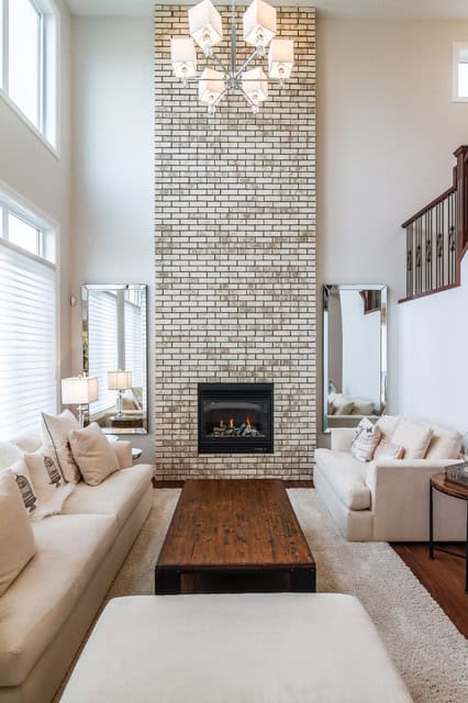 17 Astounding Brick Fireplace Designs That You Need To See 17 Astounding Brick Fireplace Designs That You Need To See