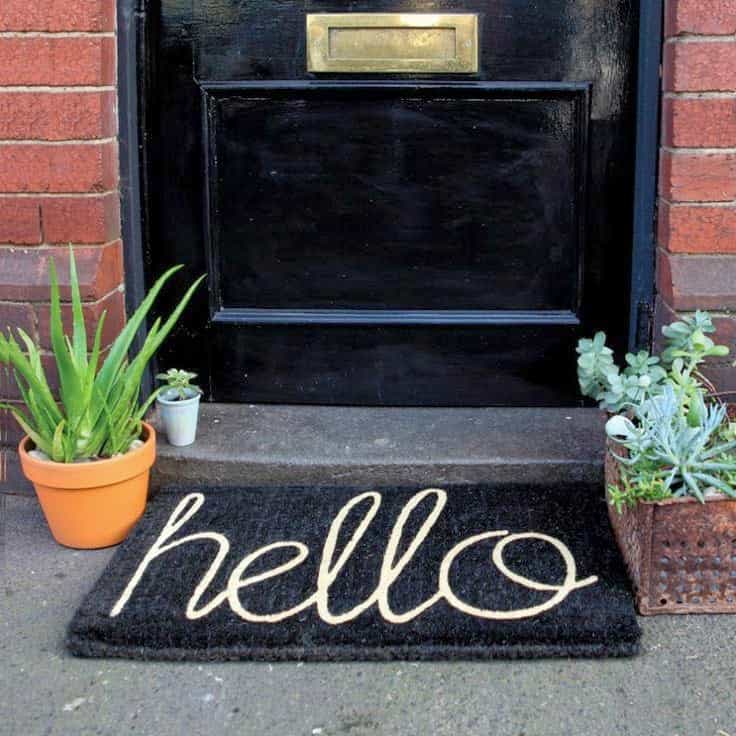 18 Really Amazing Ideas To Make Fascinating DIY Doormat 14