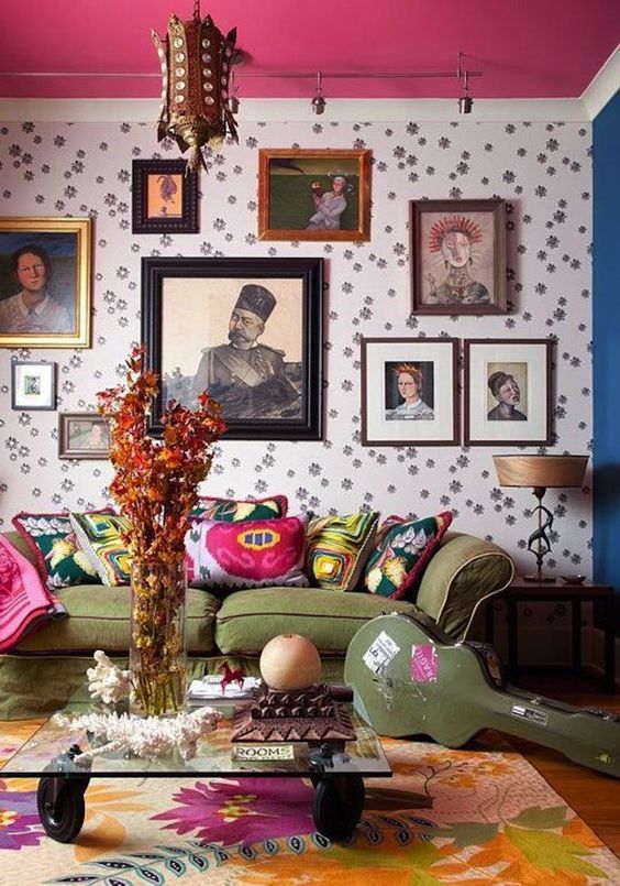 15 Playful Living Room Designs In Boho Style