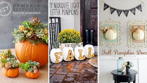 15 Amazing DIY Pumpkin Decorations You Can Make This Fall