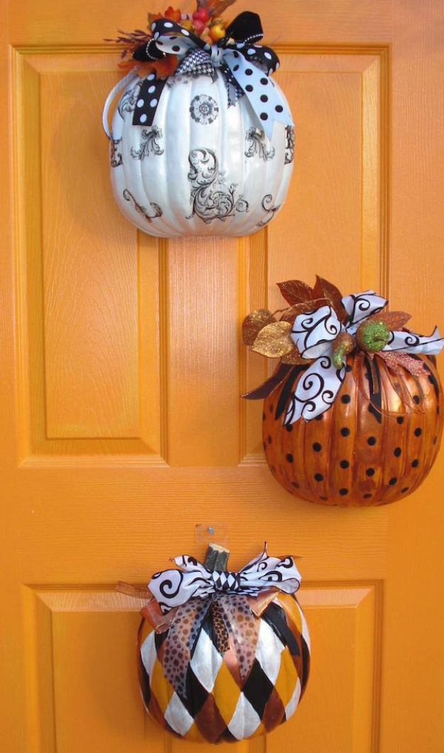 decorations diy fall pumpkin amazing door hanger