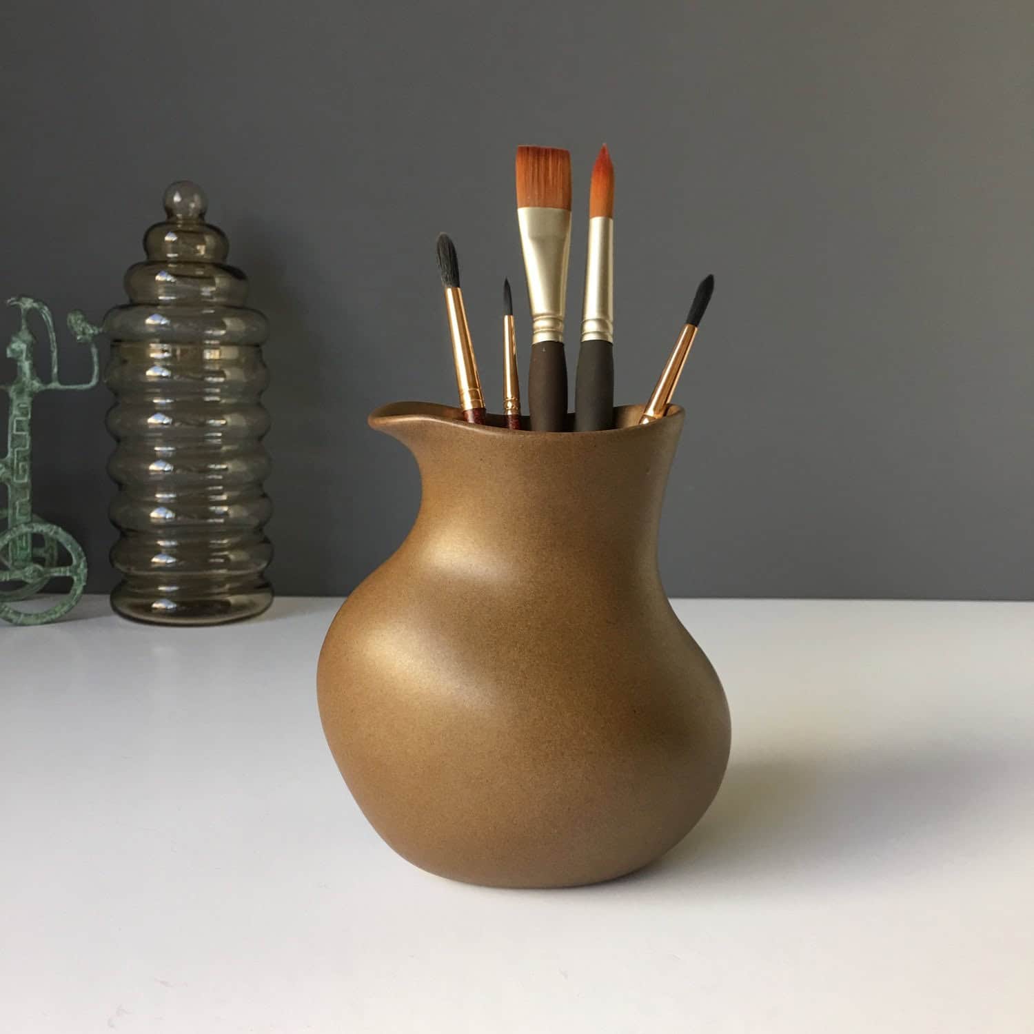 Matte Brown Vase Buy it on: www.etsy.com