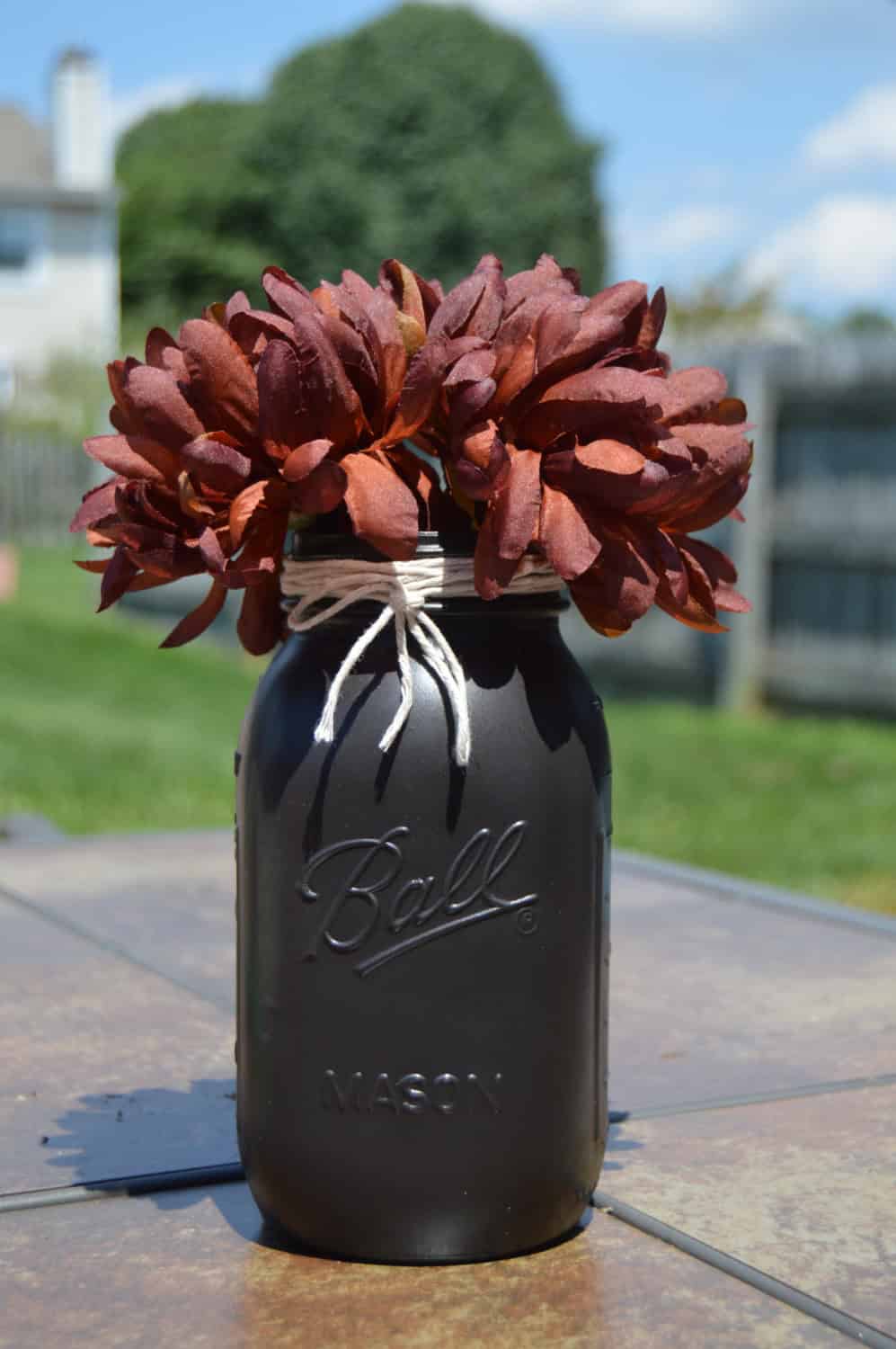 Decorative Matte Finish Mason Jar Buy it on: www.etsy.com
