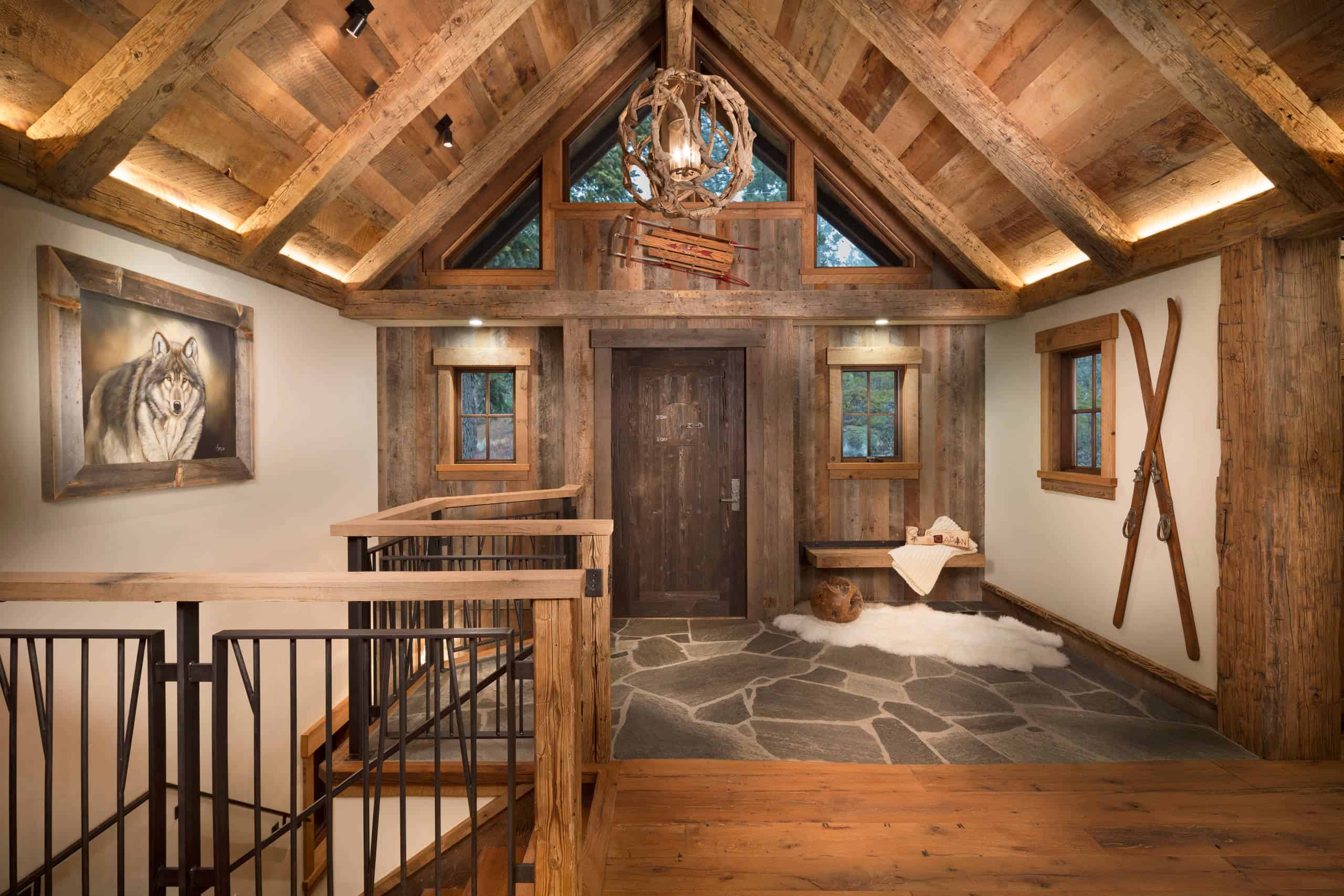 15 Welcoming Rustic Entry Hall Designs You're Going To Adore