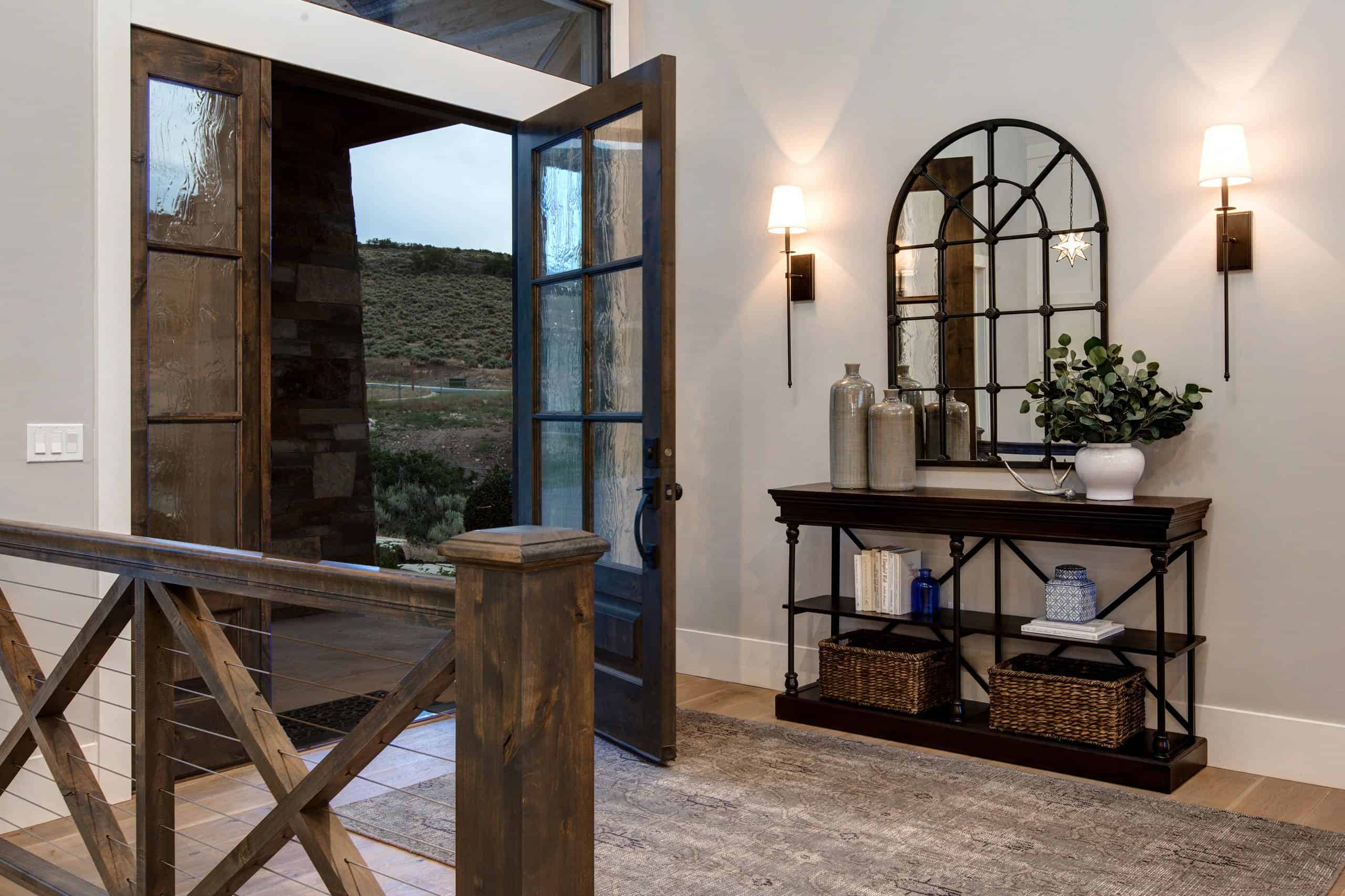 15 Welcoming Rustic Entry Hall Designs You're Going To Adore