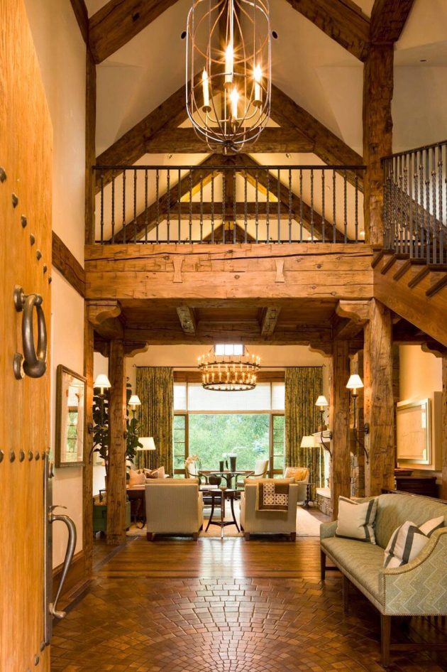 15 Welcoming Rustic Entry Hall Designs You're Going To Adore