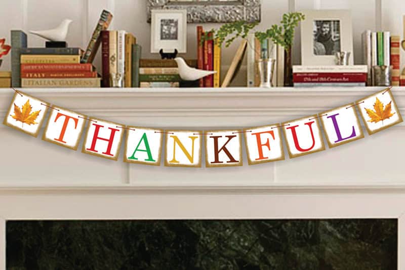 Thanksgiving Banner Buy it on: www.etsy.com