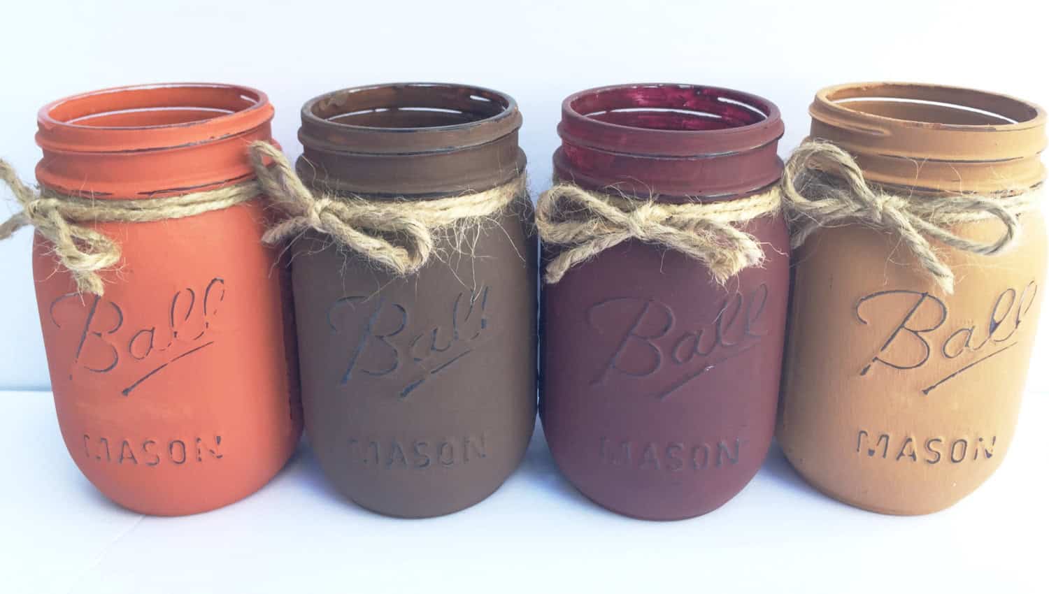 Hand Painted Mason Jars Buy it on: www.etsy.com