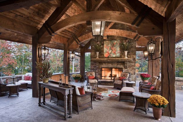 16 Magical Rustic Patio Designs That You Will Fall In Love With