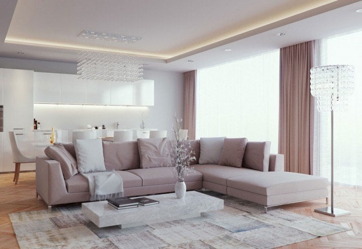 18 Divine Beige Living Room Ideas That You Need To See 17