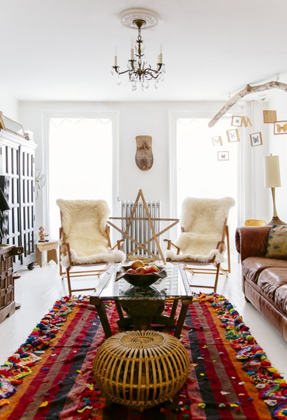 15 Playful Living Room Designs In Boho Style