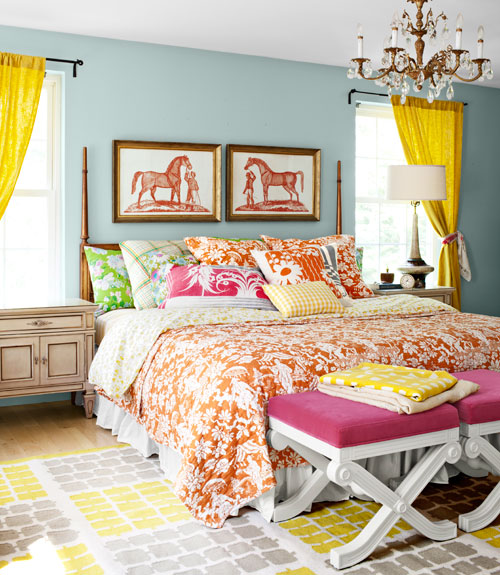 16 Cheerful Bedroom Designs With Colorful Details