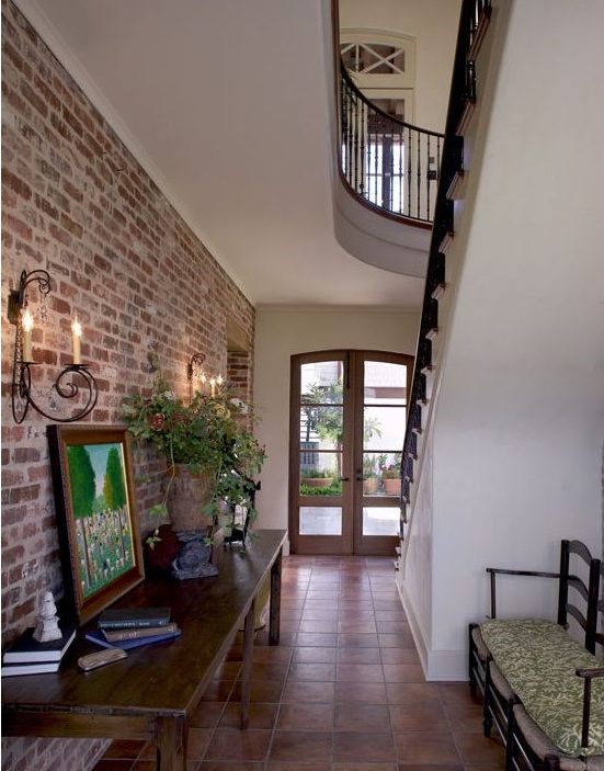 16 Fascinating Ideas To Style Your Entryway With Brick Walls