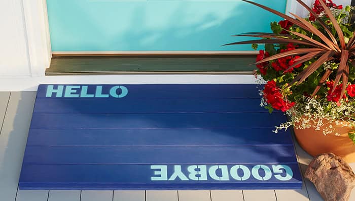 18 Really Amazing Ideas To Make Fascinating DIY Doormat 7