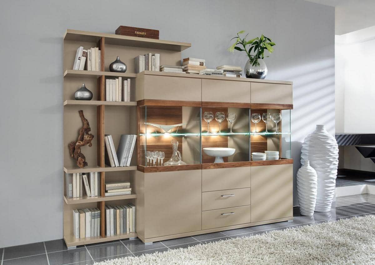 16 Fascinating Living Rooms With Small But Functional Library 9